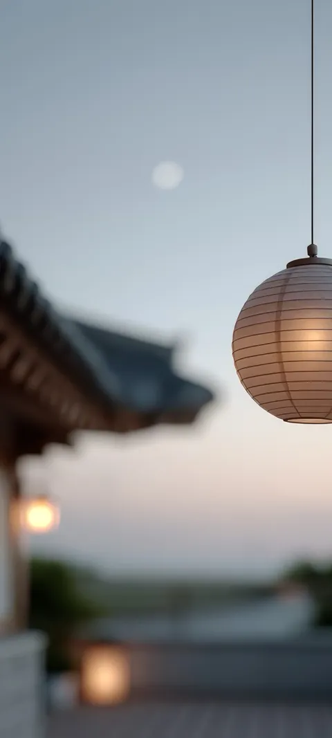 Asian Lantern — Summer wallpaper for iPhone and Android by ScreenLux