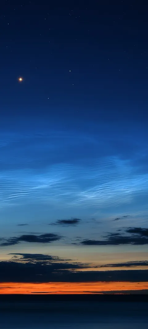 Blue Horizon — Nature wallpaper for iPhone and Android by ScreenLux