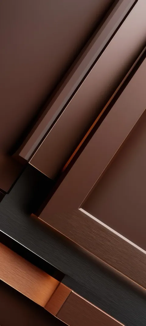 Bronze Layers — Aesthetic wallpaper for iPhone and Android by ScreenLux