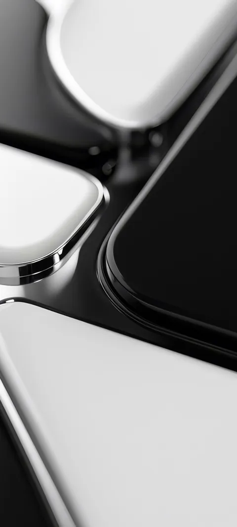 Chrome Flow — Minimal wallpaper for iPhone and Android by ScreenLux