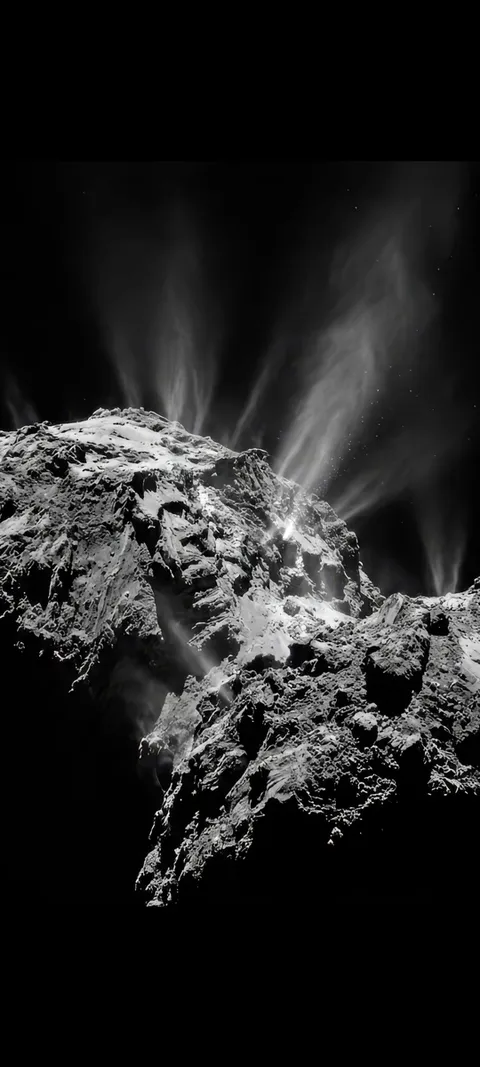 Comet Plume — Space wallpaper for iPhone and Android by ScreenLux
