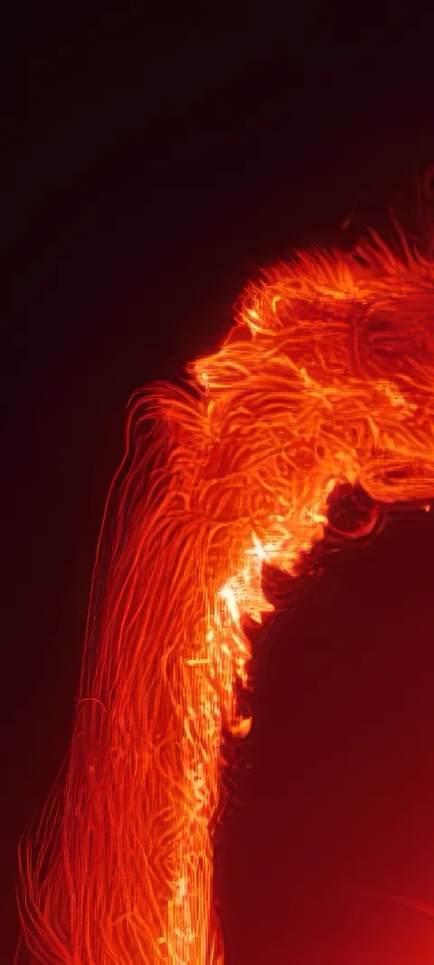 Crimson Flow — Space wallpaper for iPhone and Android by ScreenLux