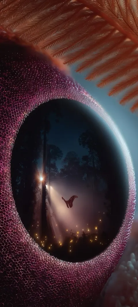 Dragon's Eye — Nature wallpaper for iPhone and Android by ScreenLux