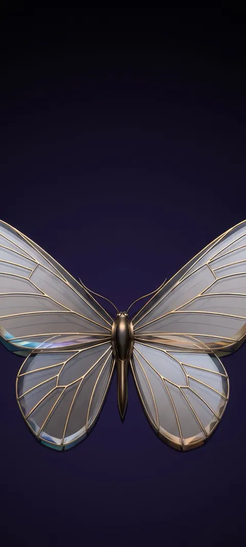 Elegant Butterfly Time — Spring wallpaper for iPhone and Android by ScreenLux