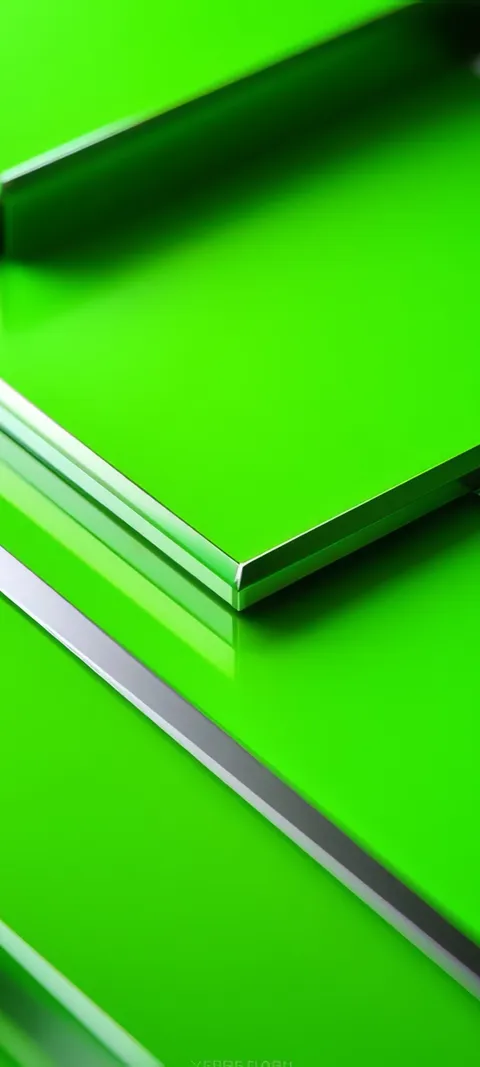 Emerald Shards — Minimal wallpaper for iPhone and Android by ScreenLux