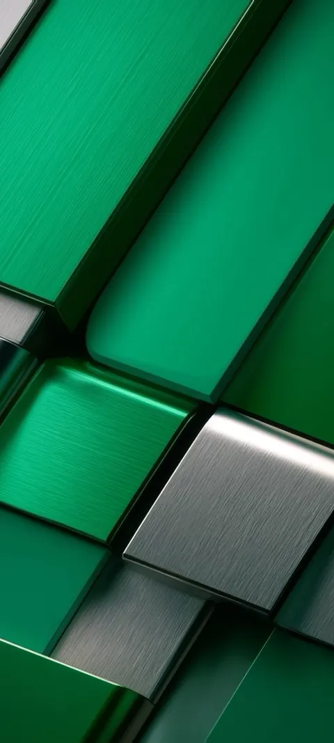 Emerald Weave — Minimal wallpaper for iPhone and Android by ScreenLux