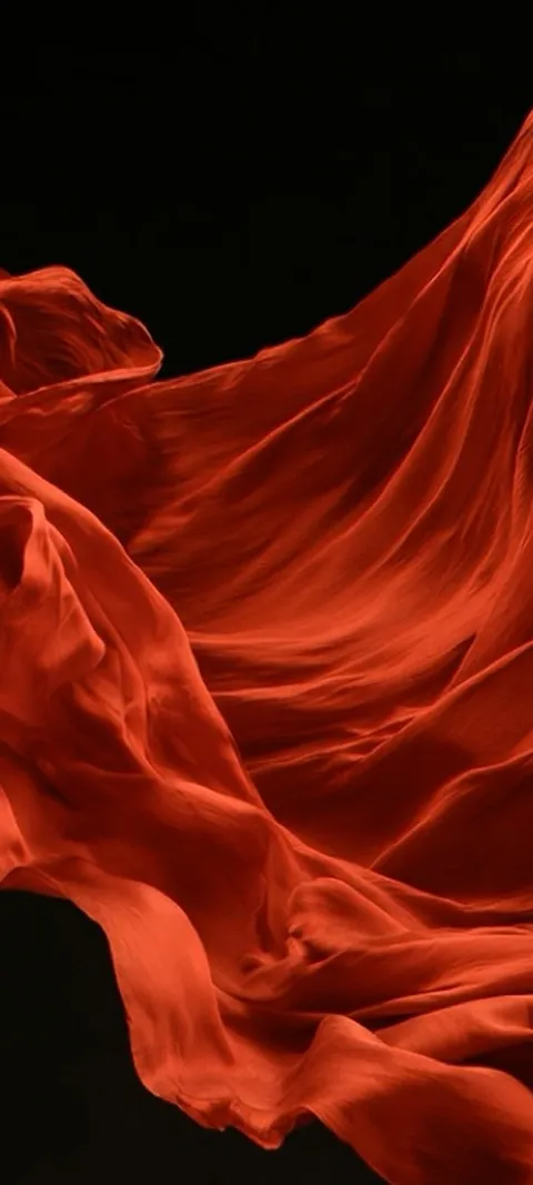 Flowing Red Fabric — Android live wallpaper for iPhone and Android by ScreenLux