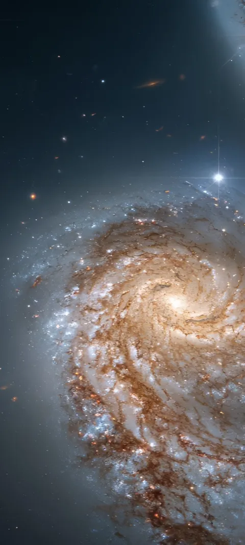 Galactic Spiral — Space wallpaper for iPhone and Android by ScreenLux