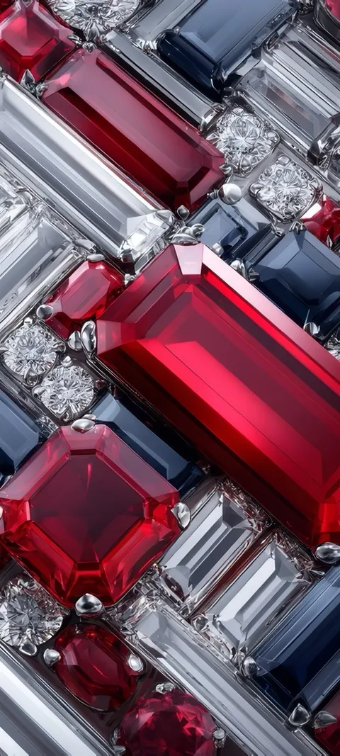 Gemstone Radiance — Luxury wallpaper for iPhone and Android by ScreenLux