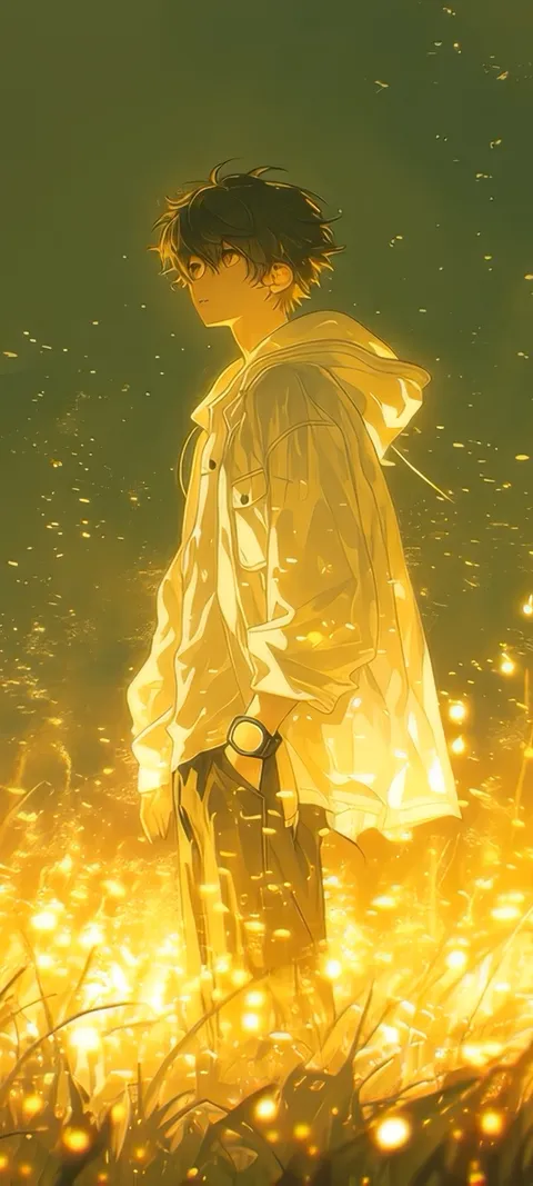 Golden Boy — Gold wallpaper for iPhone and Android by ScreenLux