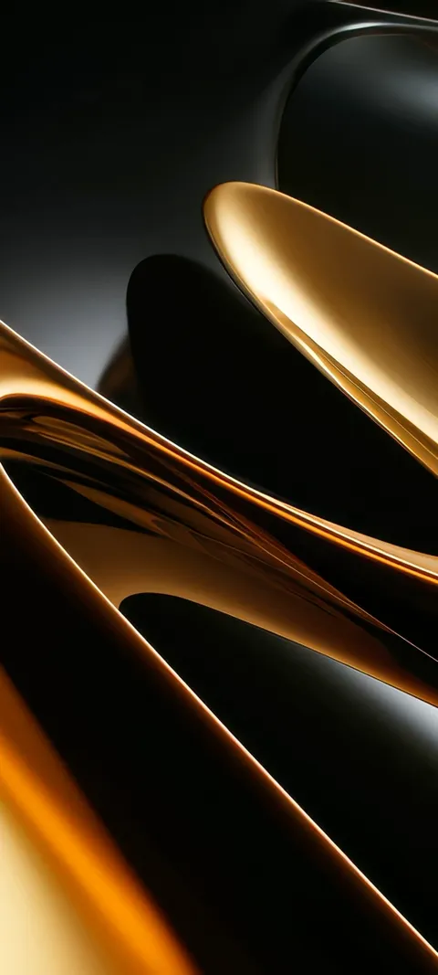 Golden Flow — Gold wallpaper for iPhone and Android by ScreenLux