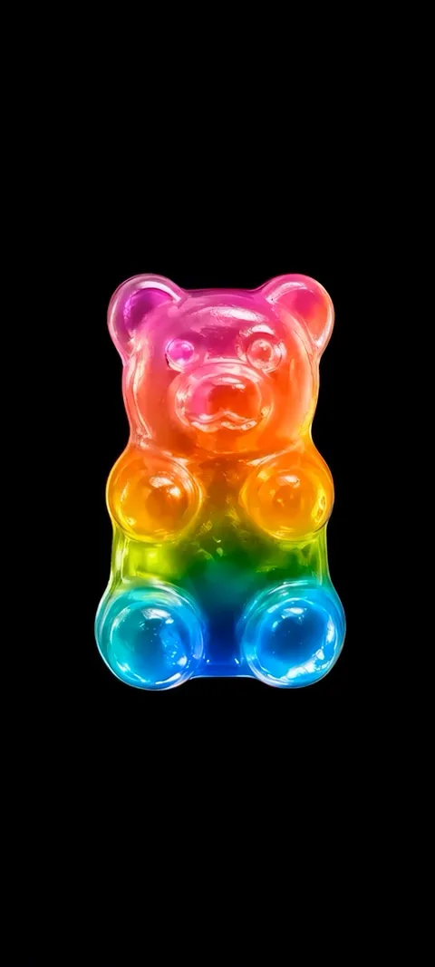 Gummy Bear — Cute & Kawaii wallpaper for iPhone and Android by ScreenLux