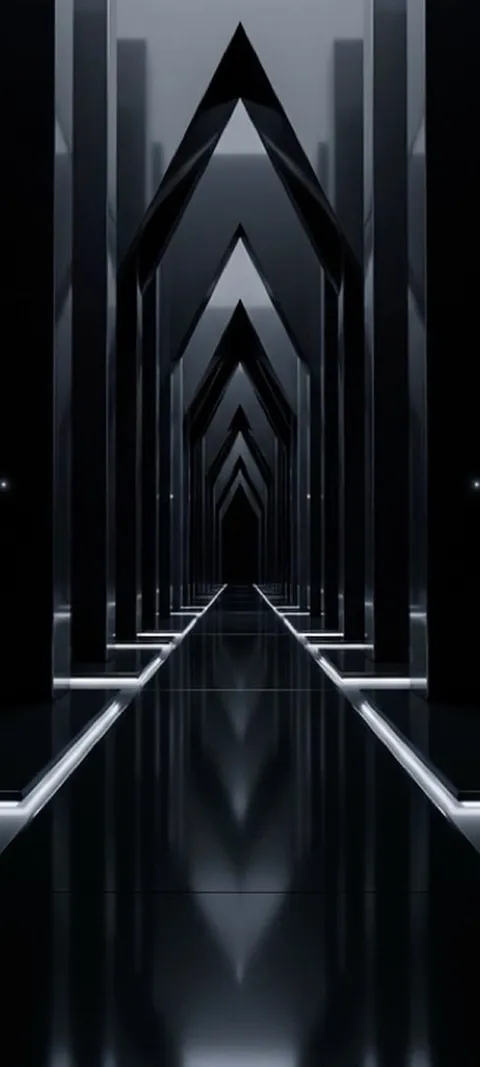 Infinite Dark Corridor — Android live wallpaper for iPhone and Android by ScreenLux
