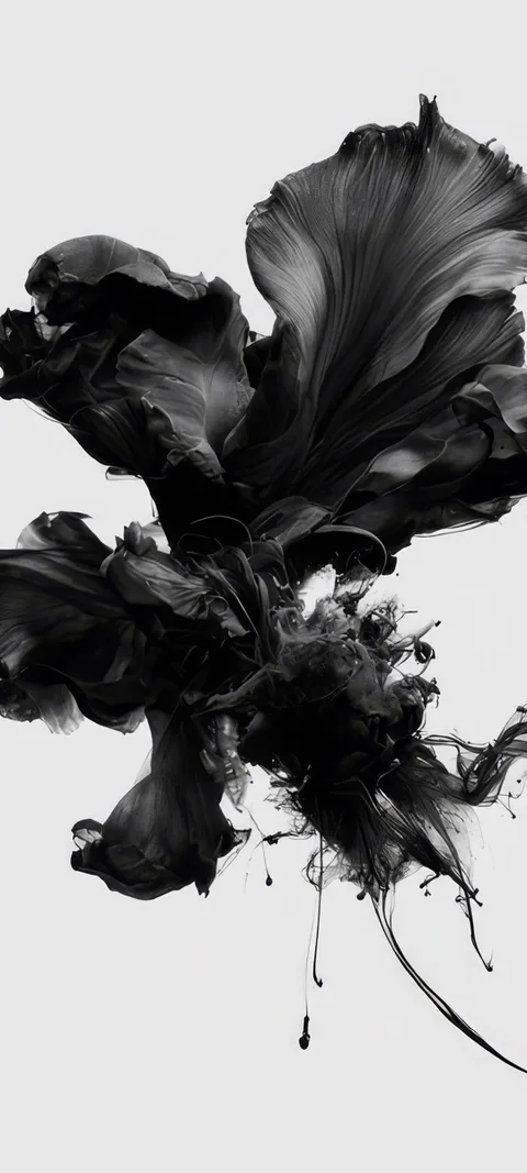 Ink Bloom — Minimal wallpaper for iPhone and Android by ScreenLux