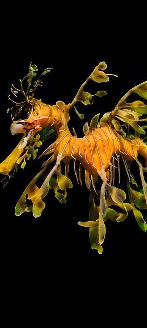 Leafy Seadragon — Nature wallpaper for iPhone and Android by ScreenLux