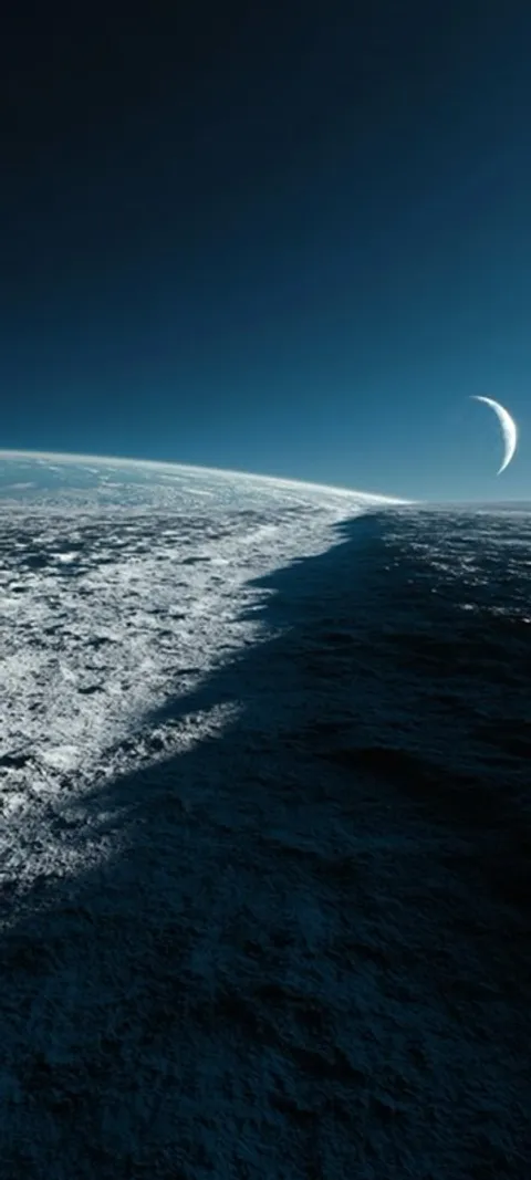 Lunar Day — Space wallpaper for iPhone and Android by ScreenLux