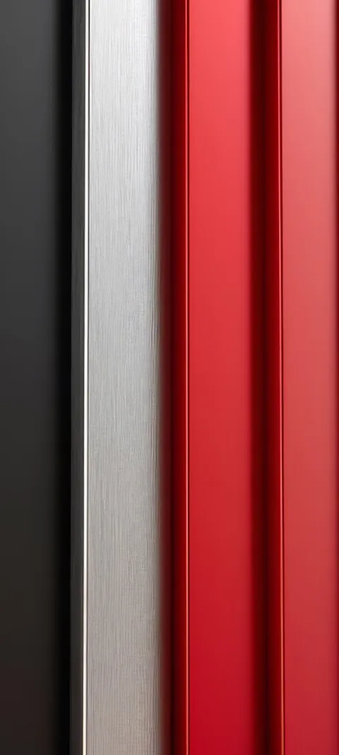 Metal Stripes — Red wallpaper for iPhone and Android by ScreenLux