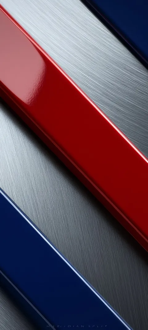 Metallic Stripes — Red wallpaper for iPhone and Android by ScreenLux