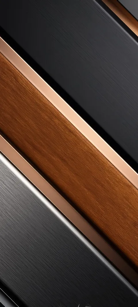Metallic Wood — Luxury wallpaper for iPhone and Android by ScreenLux