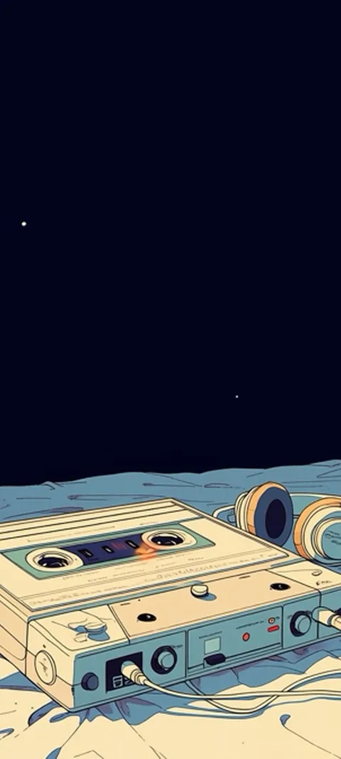 Mixtape — Retro wallpaper for iPhone and Android by ScreenLux