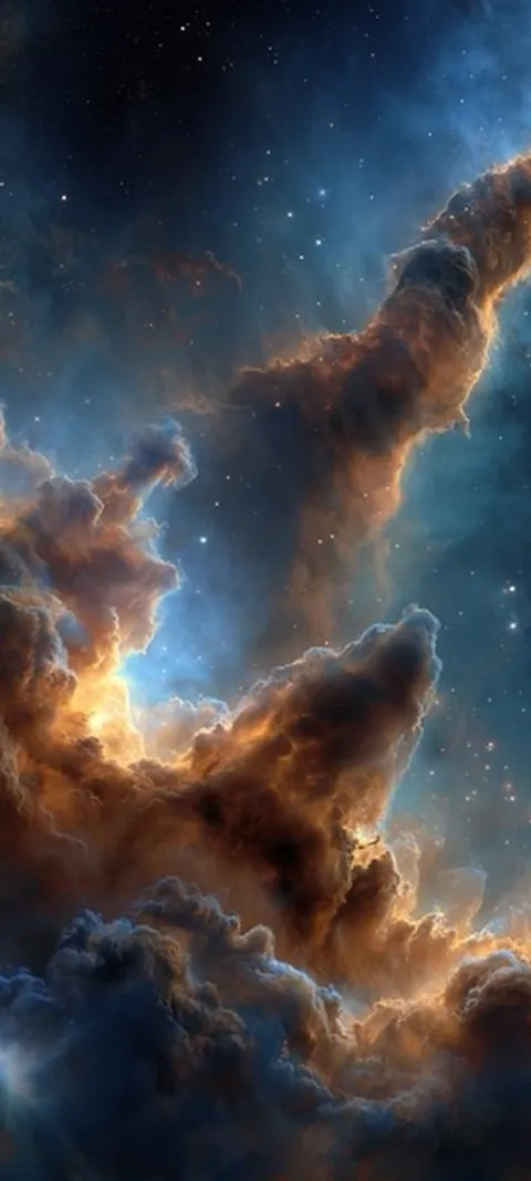 Nebula Glow — Space wallpaper for iPhone and Android by ScreenLux