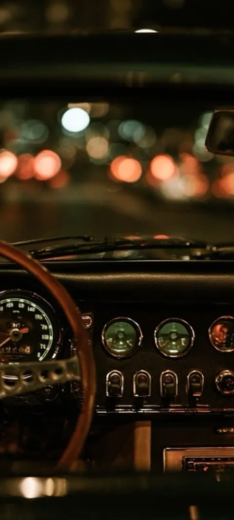 Night Drive Dashboard — Live live wallpaper for iPhone and Android by ScreenLux