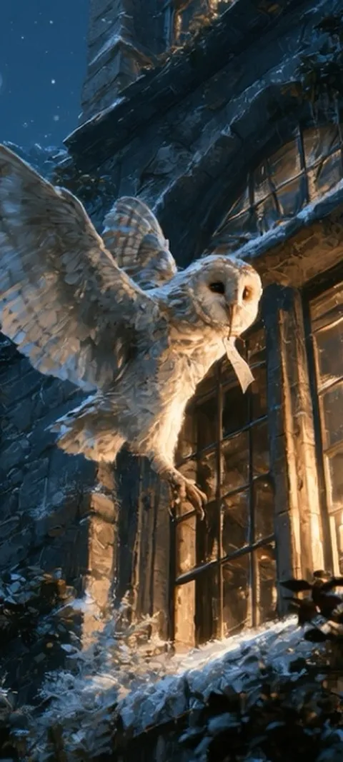 Owl's Night Delivery — Android live wallpaper for iPhone and Android by ScreenLux