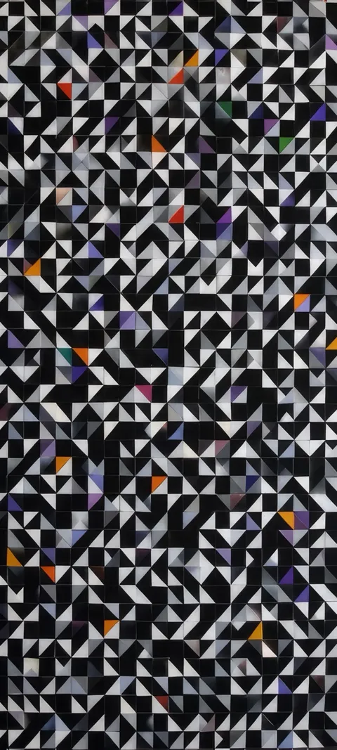 Pixelated Shards — Purple wallpaper for iPhone and Android by ScreenLux