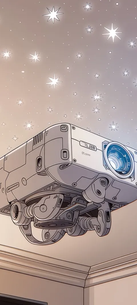 Projector Stars — Anime wallpaper for iPhone and Android by ScreenLux