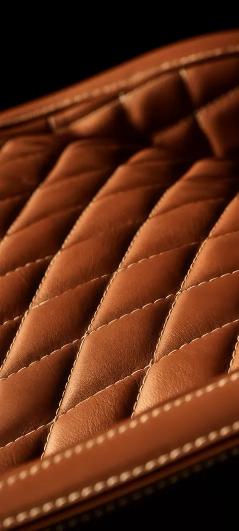 Quilted Leather Texture — Luxury wallpaper for iPhone and Android by ScreenLux