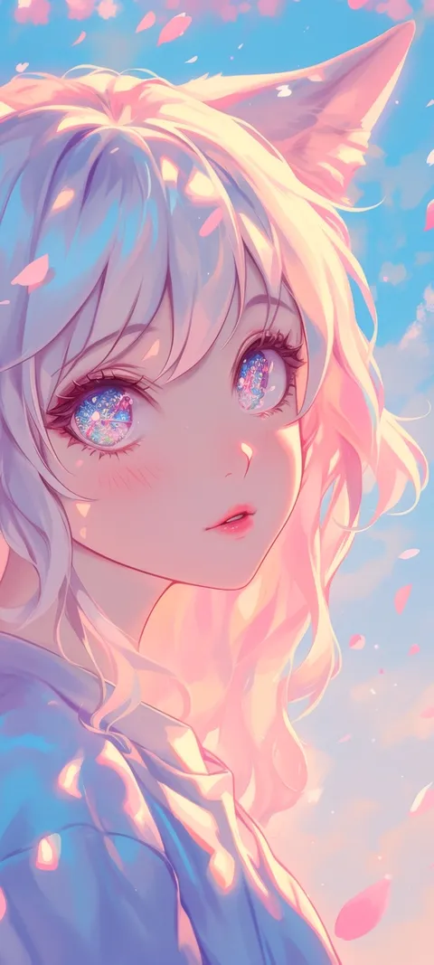 Sakura Gaze — Easter wallpaper for iPhone and Android by ScreenLux