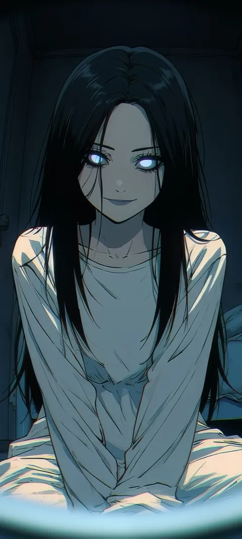 Shadowed Gaze — Horror wallpaper for iPhone and Android by ScreenLux