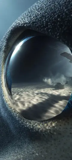 Shark Gaze — Eyes collection wallpaper by ScreenLux