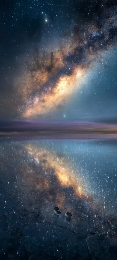 Starry Night — Space wallpaper for iPhone and Android by ScreenLux