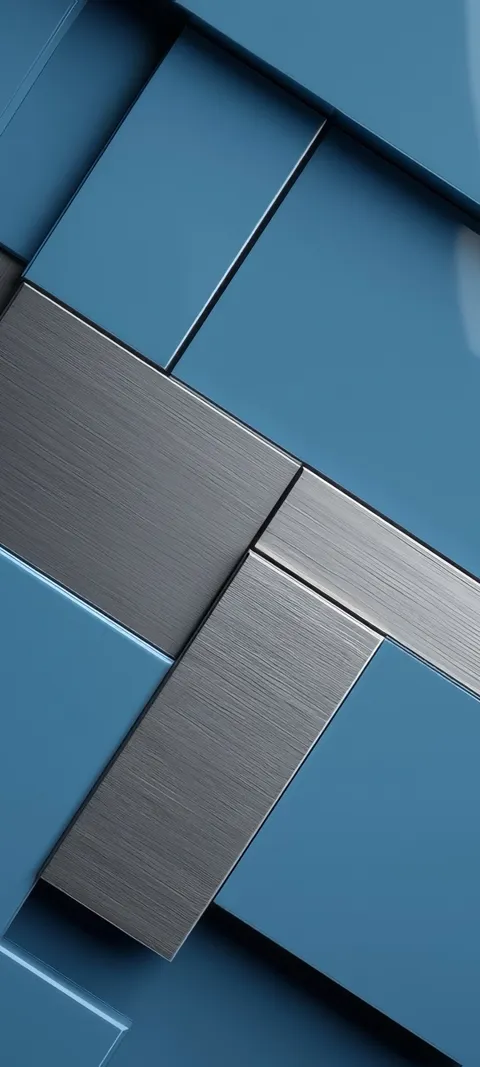Steel Tiles — Black wallpaper for iPhone and Android by ScreenLux