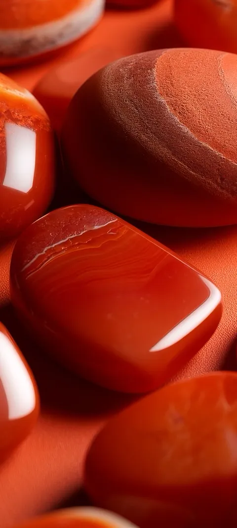 Warm Agate — Red wallpaper for iPhone and Android by ScreenLux